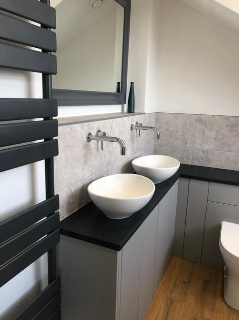 Aston bathroom company en-suite renovation En-suite renovation in Aston Bampton Witney